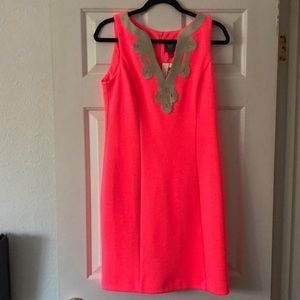 Hot pink mini dress!